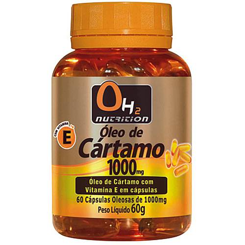 Óleo de Cártamo 1000mg - 60 Softgels - OH2 Nutrition