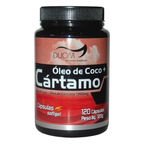 Tudo sobre 'Oleo de Cartamo + Coco 1000mg 120caps Duom'