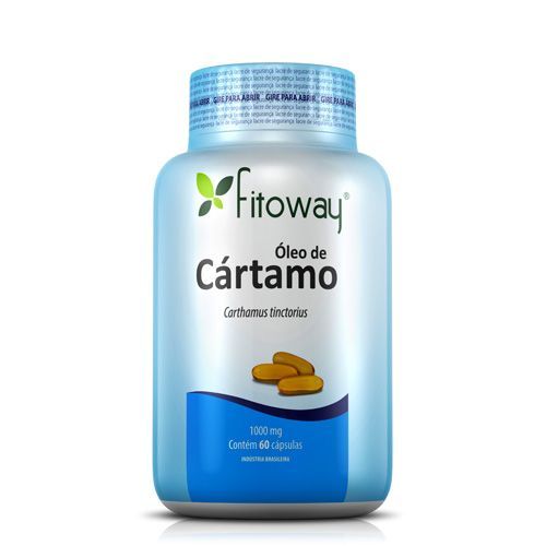 Oleo de Cartamo Fitoway 1G - 60 Cápsulas - Fitoway