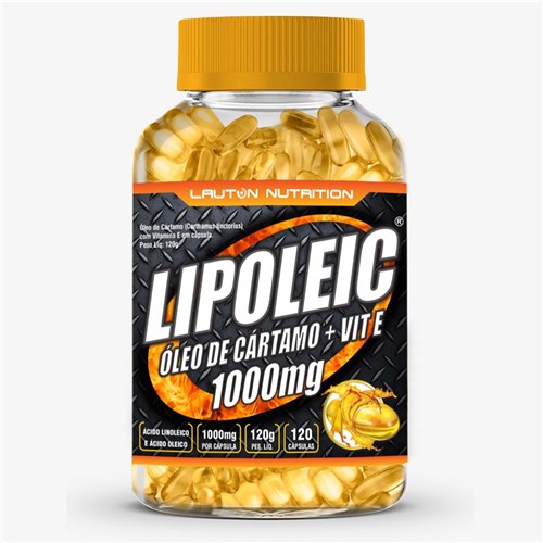 Oleo de Cartamo Lipoleic 1000Mg - 120 Caps Lauton Nutrition