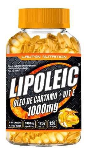 Oleo de Cartamo Lipoleic 1000mg 120 Caps - Lauton Nutrition