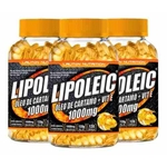 Oleo De Cartamo Lipoleic 1000mg 3x 120 Caps Lauton Nutrition