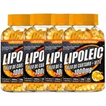 Oleo De Cartamo Lipoleic 4x 120 Caps 1000mg Lauton Nutrition