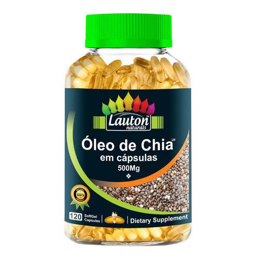 Oleo de Chia 500mg - 120 Caps - Lauton Nutrition