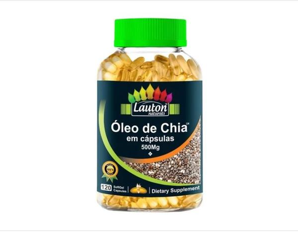 Oleo de Chia 500mg - 120 Capsulas - Lauton Nutrion