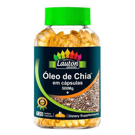 Oleo de Chia 500mg 120 Capsulas - Lauton Nutrition