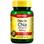 Óleo de Chia - 500mg - 60 Cápsulas - Maxinutri