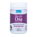 Óleo de Chia 500mg (60 Cápsulas) - Stem Pharmaceutical