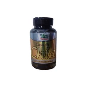 Oleo de Chia - 60 Cápsulas - 1000g - Sem Sabor