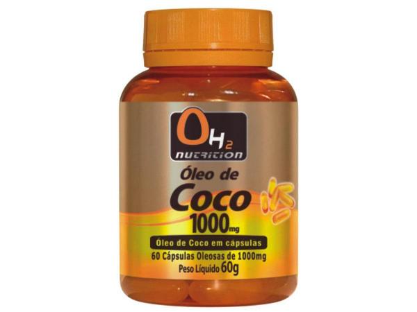Óleo de Coco 1000 Mg 60 Softgels - OH2 Nutrition