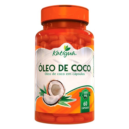 Óleo de Coco (1000Mg) 60 Cápsulas - Katiguá Katigua