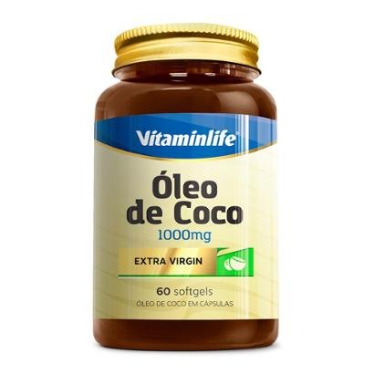 Óleo de Coco 1000Mg ( 60 Softgels ) Vitaminlife