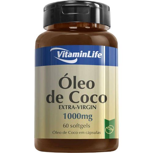 Óleo de Coco 1000mg (60caps) - Vitaminlife