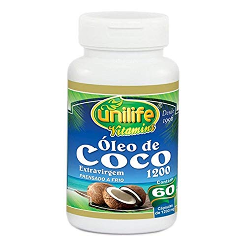 Óleo de Coco 1200mg 60 Cápsulas Unilife