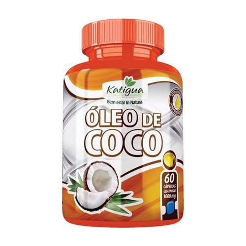 Óleo de Coco - 60 Cápsulas - Katigua