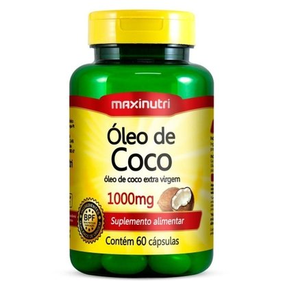 Óleo de Coco - 60 Cápsulas - Maxinutri