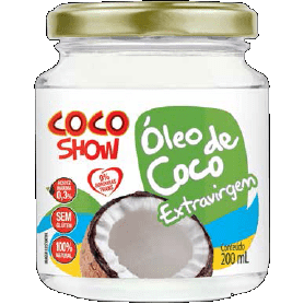 Oleo de Coco Coco Show Extra-Virgem 200Ml