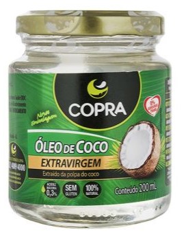 Oleo de Coco Copra 200ml Sem Sabor