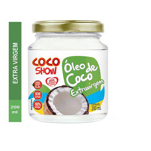 Óleo de Coco Copra Extra Virgem 200ml Coco Show