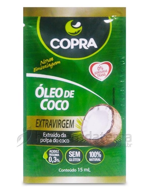 Oleo de Coco Copra Extra Virgem Sache 15Ml