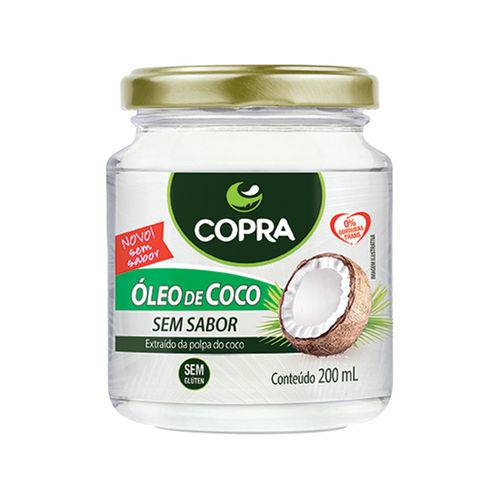 Óleo de Coco Copra Sem Sabor 200ml