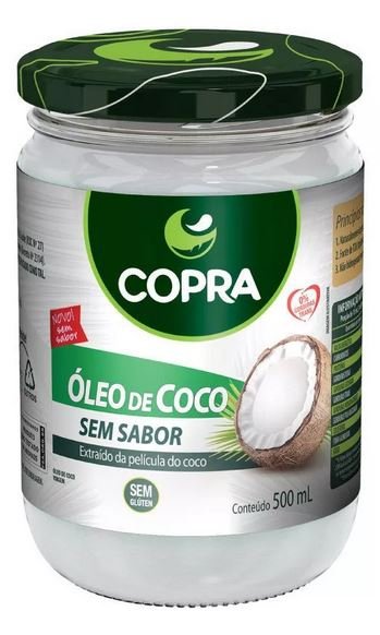 Oleo de Coco Copra Sem Sabor 500ml
