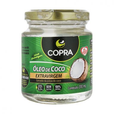Óleo de Coco Extra Virgem 200ml - Copra Coco