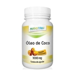 Óleo De Coco Extra Virgem - 1000mg - 60 Cápsulas