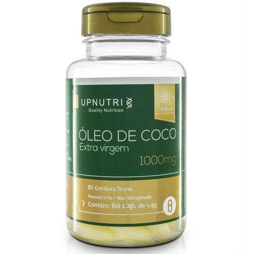 Óleo de Coco Extra Virgem (60 Cápsulas) Upnutri