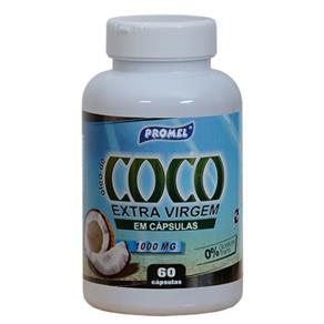 Óleo de Coco Extra Virgem - 60 Cápsulas