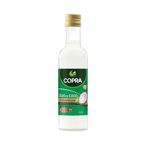 Oleo de Coco Extra Virgem Garrafa 500Ml Copra