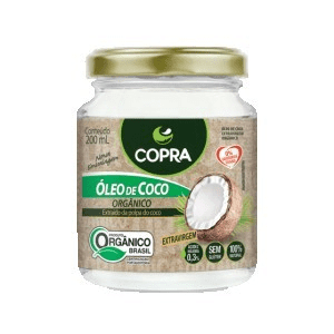 Óleo de Coco Extra Virgem Orgânico Copra 200Ml