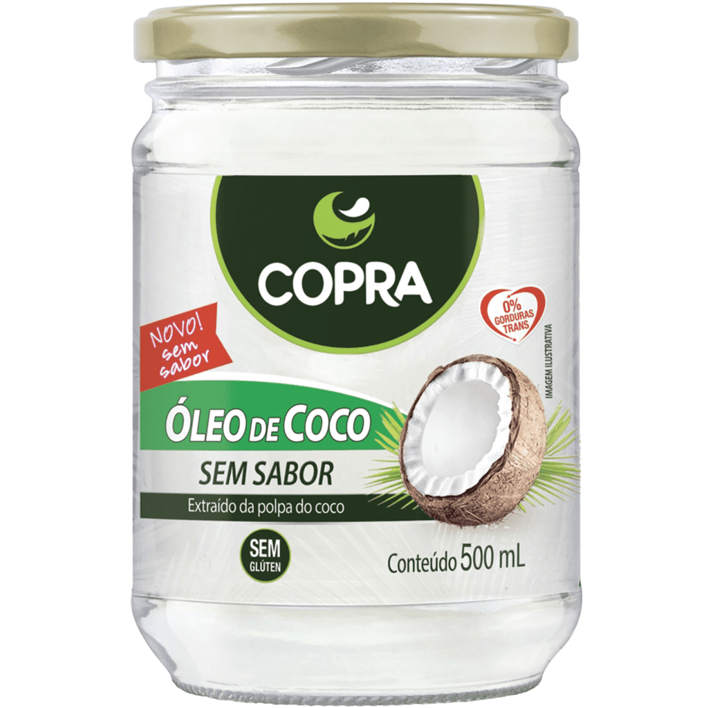 Oleo de Coco Sem Sabor 500Ml Copra