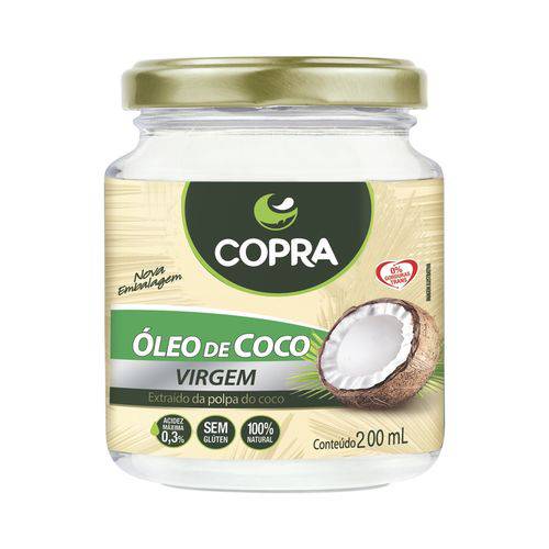 Óleo de Coco Virgem Copra 200ml