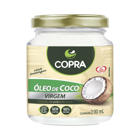 Óleo de Coco Virgem - Copra - 200Ml
