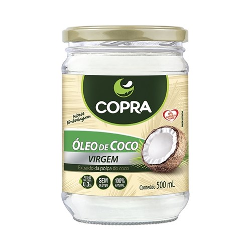Óleo de Coco Virgem Copra 500Ml