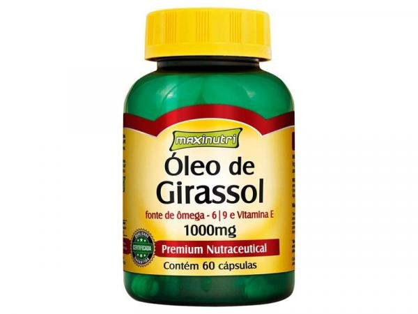 Óleo de Girassol 1000mg 60 Cápsulas - Maxinutri