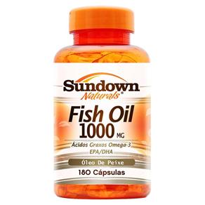 Óleo de Peixe Fish Oil 1000 Sundown - 180 Cápsulas