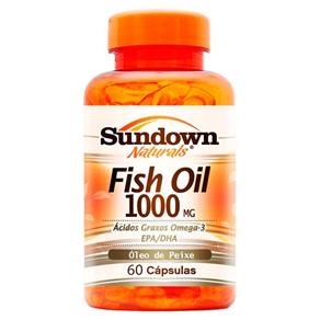 Óleo de Peixe Fish Oil 1000 Sundown - 60 Cápsulas