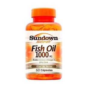 Oleo de Peixe - Fish Oil Sundown 1000 Mg com 60 Capsulas