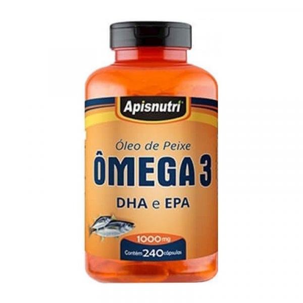 Óleo de Peixe Omega 3 - 240 Caps 1000mg - Apisnutri