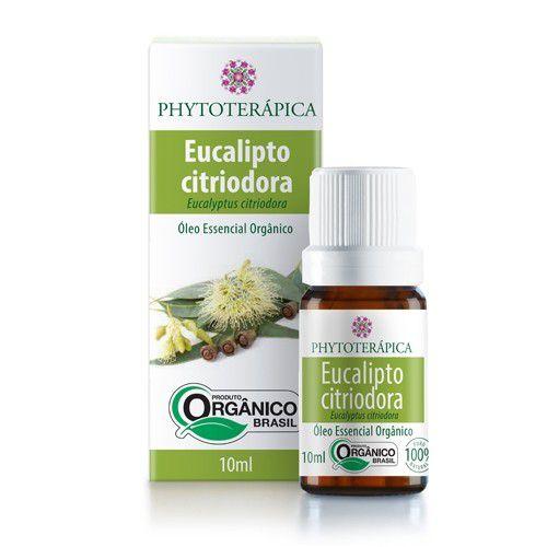 Óleo Essencial de Eucalipto Citriodora Orgânico - 10ml Phytoterapica