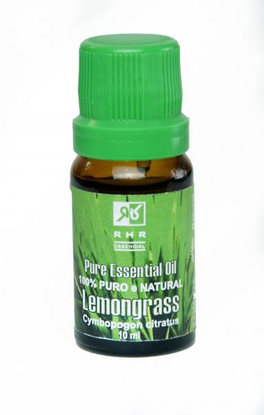 Óleo Essencial de Lemongrass 10ml - 100% Puro - Rhr