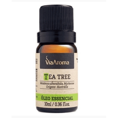Oleo Essencial de Tea Tree Melaleuca de 10ml Via Aroma