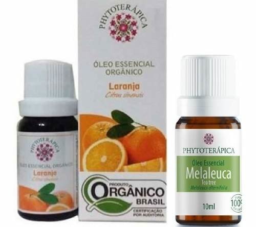 Óleo Essencial Laranja Doce Orgânico+ Melaleuca ( Tea Tree ) (Laranja e Melaleuca, Frasco, Todas)