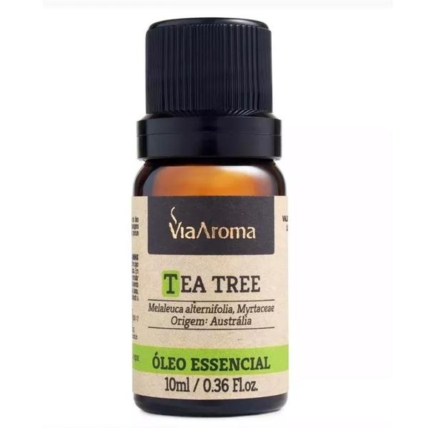 Óleo Essencial Melaleuca Tea Tree Via Aroma 10ml