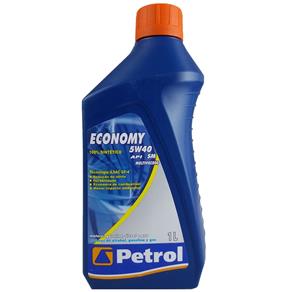 Óleo Lubrificante do Motor Petrol Economy 5W40 100% Sintético - 1L