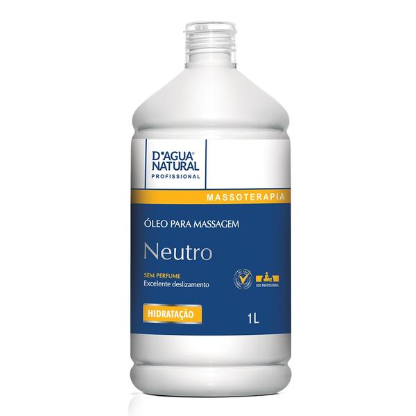 Óleo para Massagem Neutro Sem Perfume - D'Agua Natural