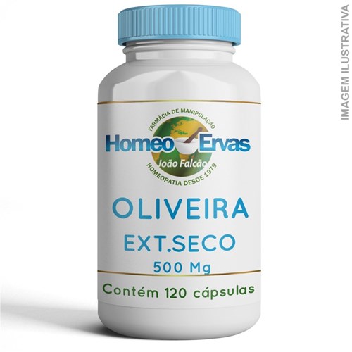 Oliveira Extrato Seco 500Mg - 120 Cápsulas
