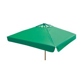 Ombrelone Quadrado 2,10 M com Abas - Verde Bandeira